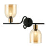 Wall lamp Lux Servio WL-66892-2A-BK-AMB