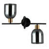 Wall lamp Lux Servio – LED wall lamp in black and steel