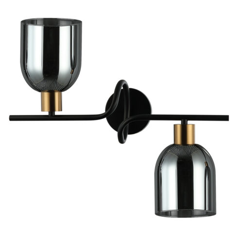 Wall lamp Lux Servio – LED wall lamp in black and steel