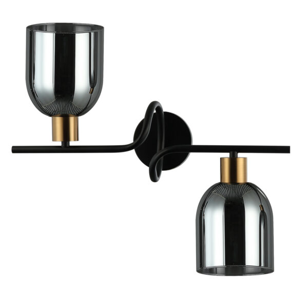 Wall lamp Lux Servio – LED wall lamp in black and steel