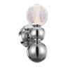 Wall lamp Lux Oter – LED wall lamp in chrome and acrylic
