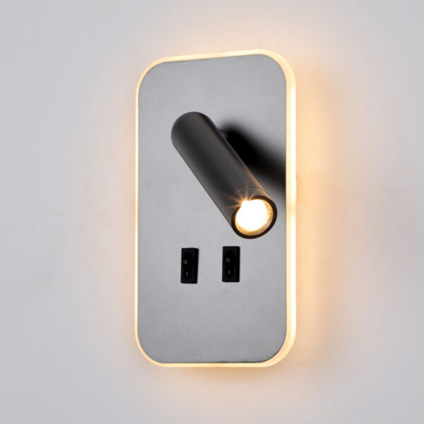 Wall lamp Lux Doria WL-83957-1-GR