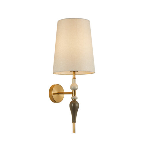Wall lamp Lux Moren – LED wall lamp in antique bronze and metal