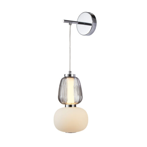 Pendant lamp Lux Eris – modern pendant lamp in chrome and metal alloy