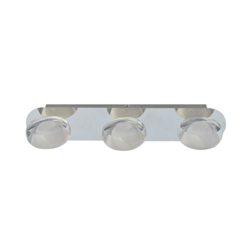 Spotlight Lux Steven – focused LED spotlight in chrome and metal