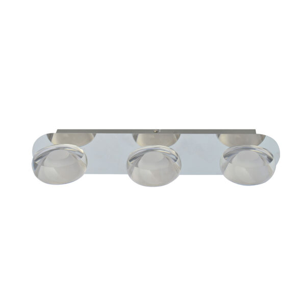 Spotlight Lux Steven – focused LED spotlight in chrome and metal